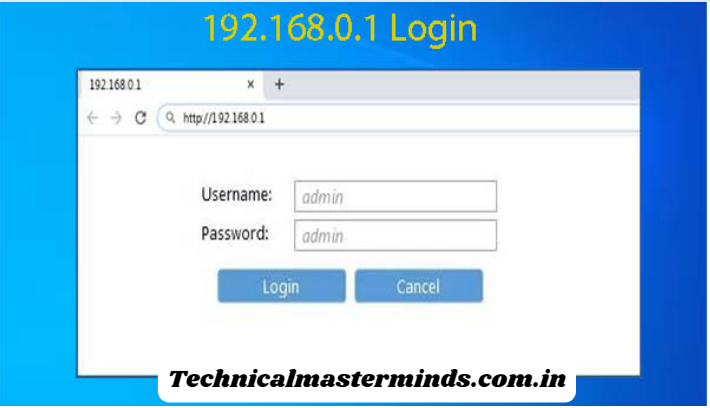192.168.0.1 – Login Admin 192.168.0.1